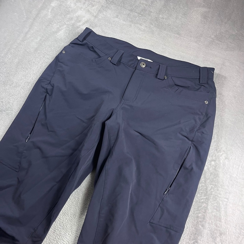 Duluth Trading Co Flexpedition Bootcut Pants Navy Blue 14x33 Hiking Work 95704 - Picture 2 of 13